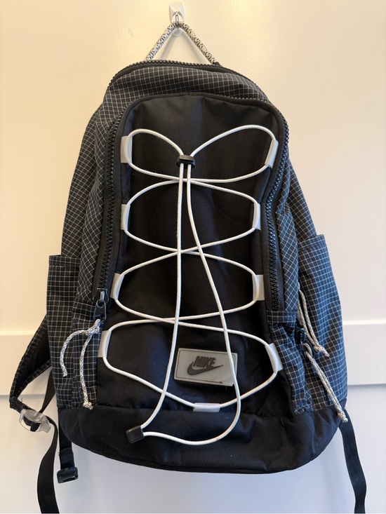 Nike Handbags - Nike Hayward 2.0 Backpack Black Gray White Bungee Laptop School Travel Gym